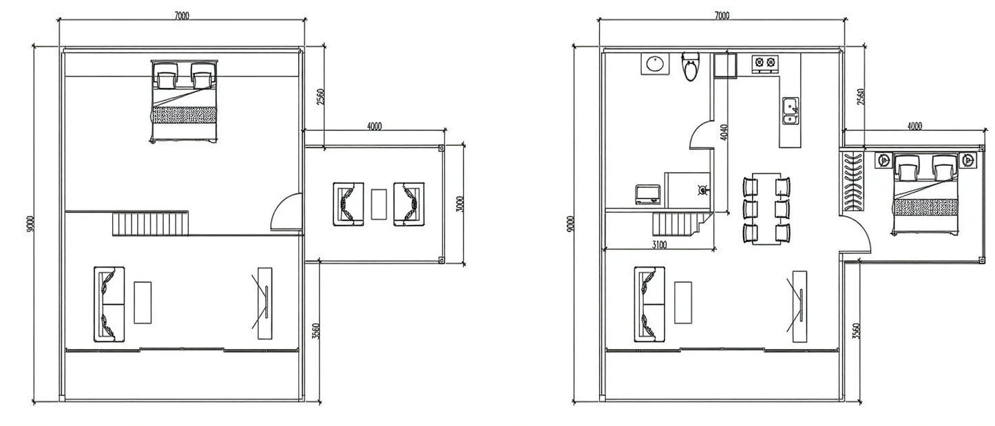 Achelos A-Frame Prefab House (DIY Structural Kit)