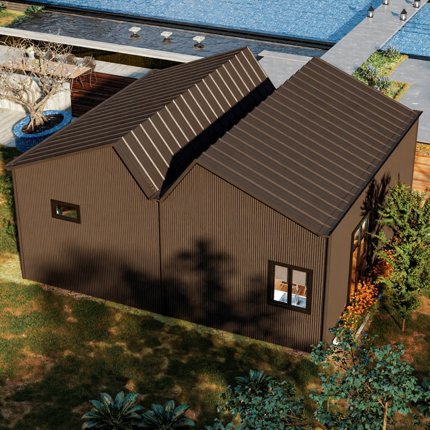 Prefab villa, prefab house, prefabricated home, prefab Cyprus, modular villa, modular house, barn house