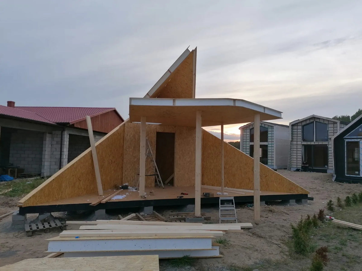 MTB A Frame House (33 sqm, studio + mezzanine)