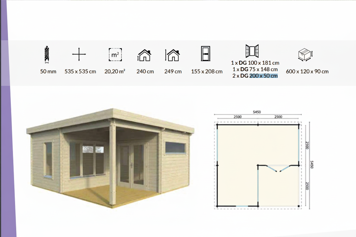 Fava Log Garden House