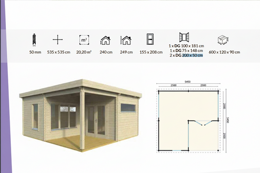Fava Log Garden House