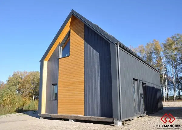 MTB SEVEN Barn House (120 sqm, 2 storey, open-plan shell)