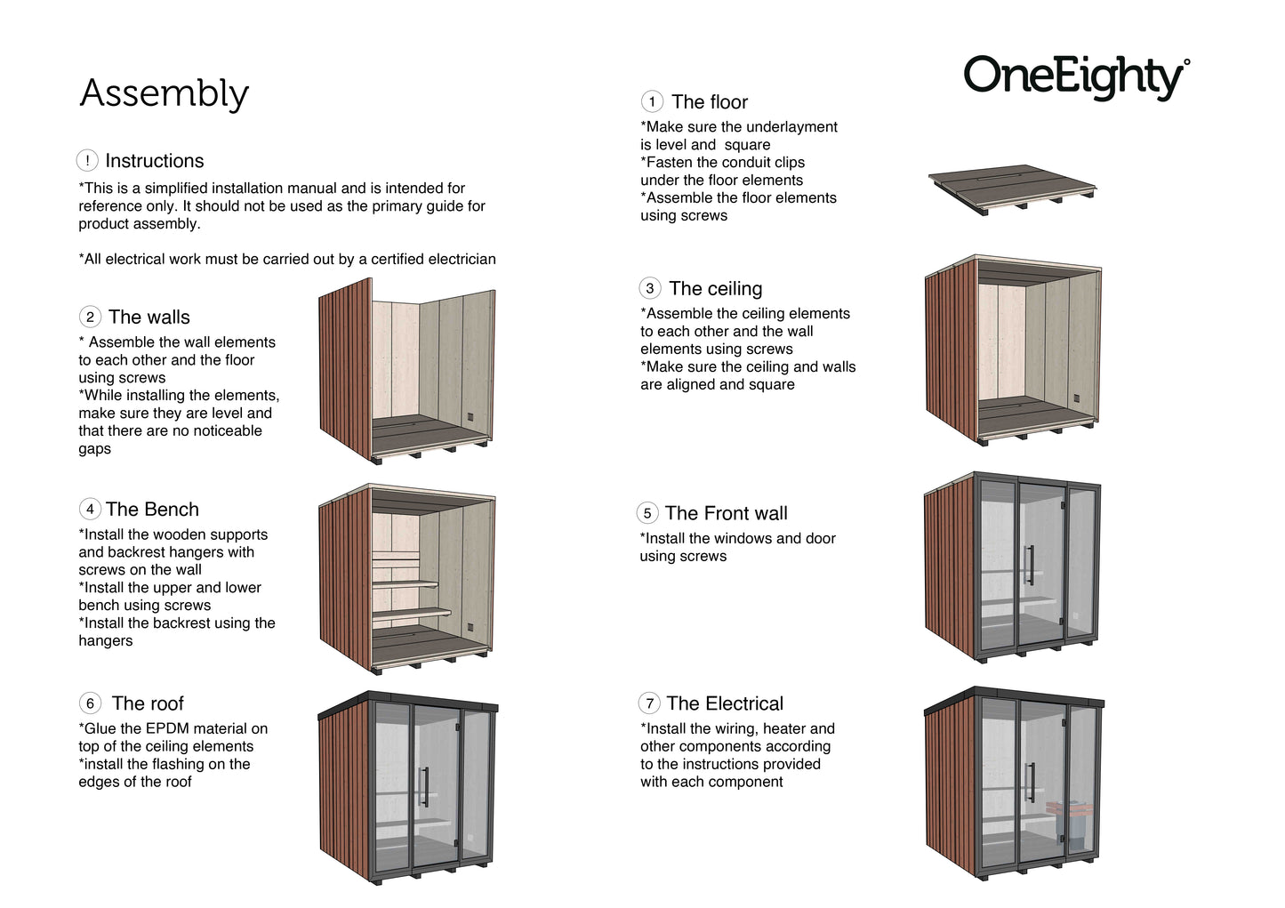 OneEighty° Outdoor Sauna L