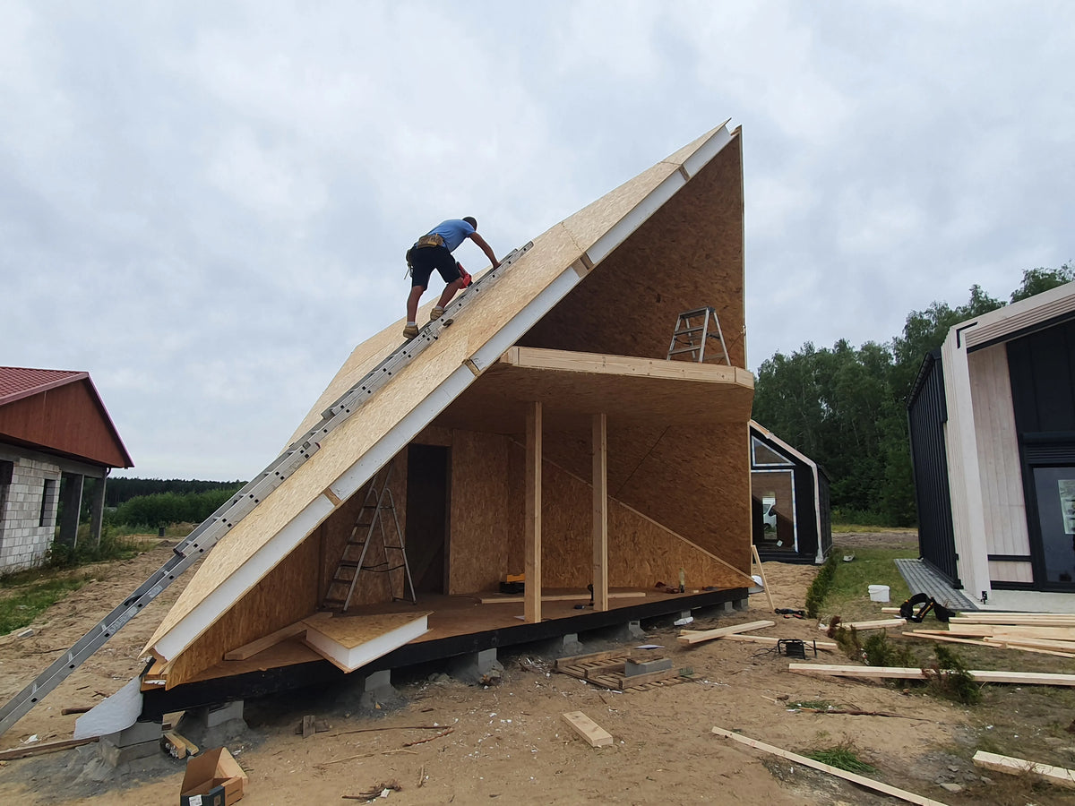 MTB A Frame House (33 sqm, studio + mezzanine)