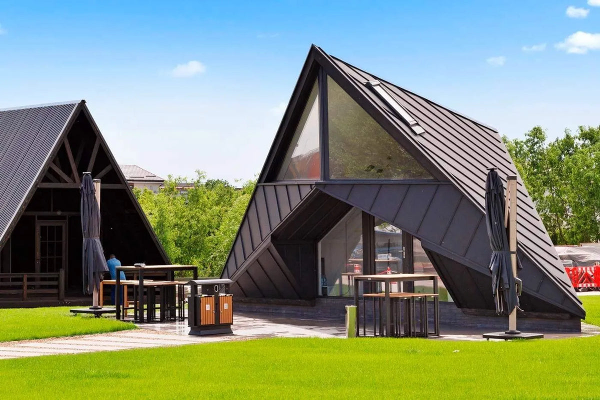 MTB A Frame House (33 sqm, studio + mezzanine)