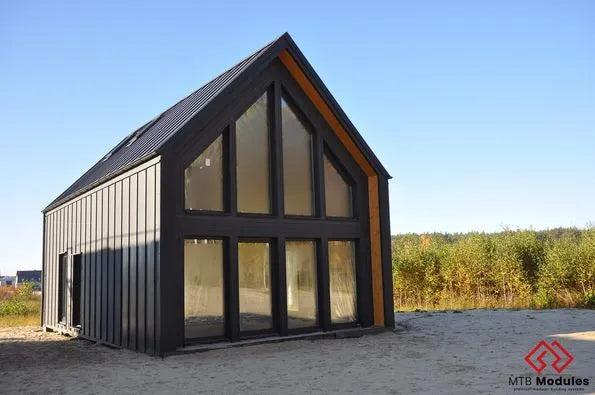 MTB SEVEN Barn House (120 sqm, 2 storey, open-plan shell)