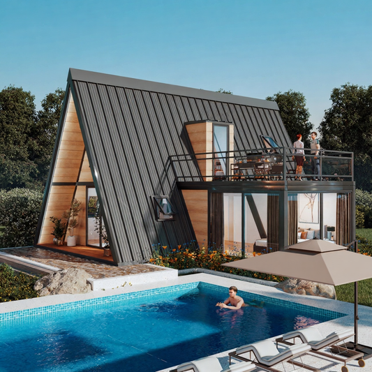 Achelos A-Frame Prefab House (DIY Structural Kit)