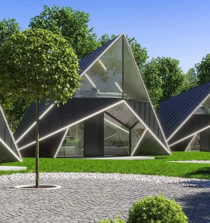 MTB A Frame House (33 sqm, studio + mezzanine)