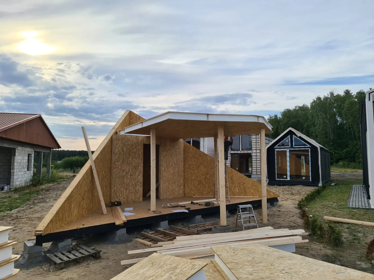 MTB A Frame House (33 sqm, studio + mezzanine)