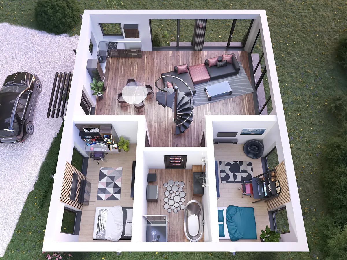 MTB ELEVEN Barn House (210.5 sqm, 2 bdr + open attic)
