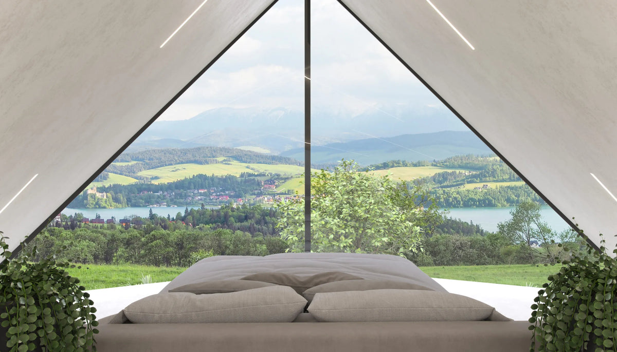 MTB A Frame House (33 sqm, studio + mezzanine)