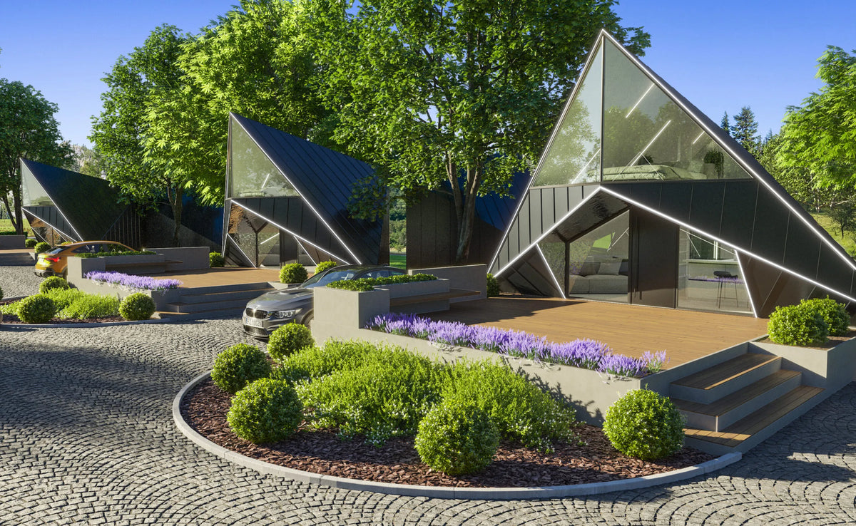 MTB A Frame House (33 sqm, studio + mezzanine)