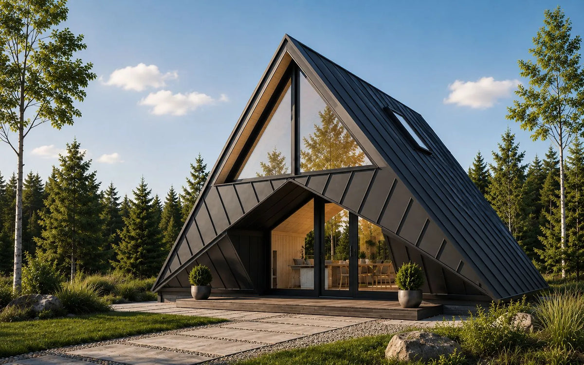 MTB A Frame House (33 sqm, studio + mezzanine)