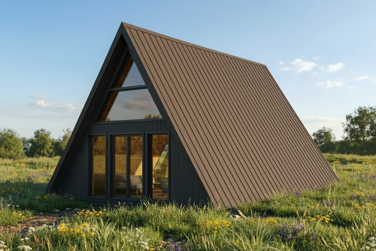 A-frame house in Cyprus