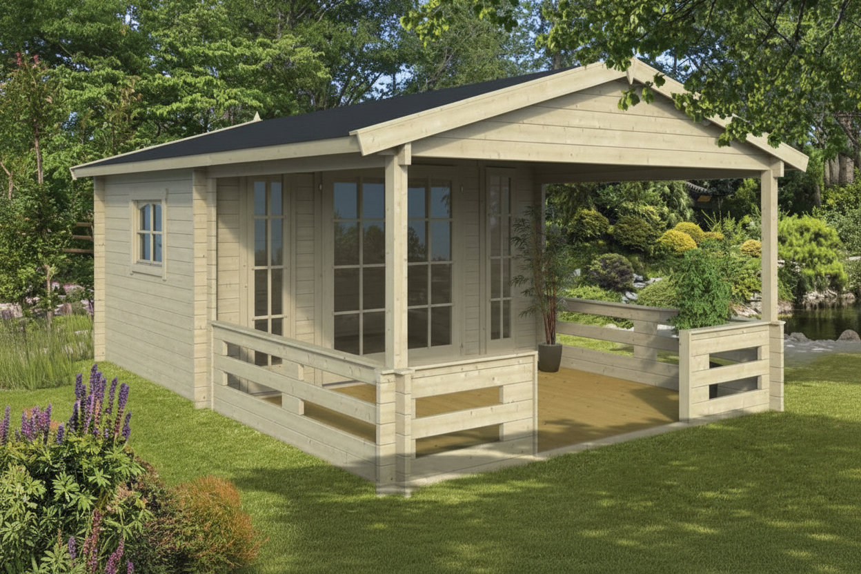 Souvla Log Garden Villa