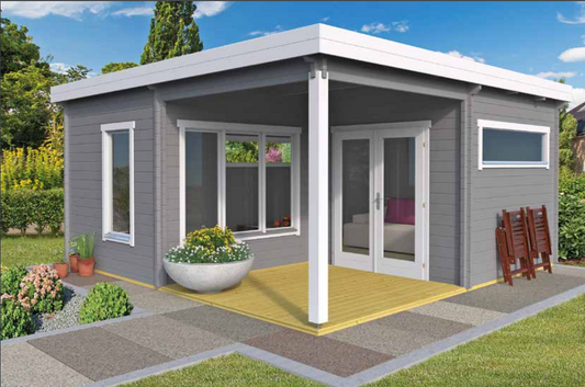 Fava Log Garden House