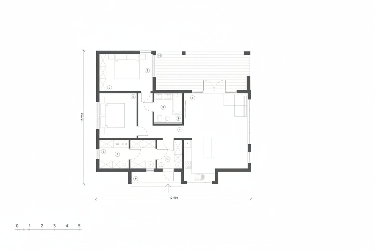 Tartarus Modern Residence (92.8 sqm, 2 bdr)